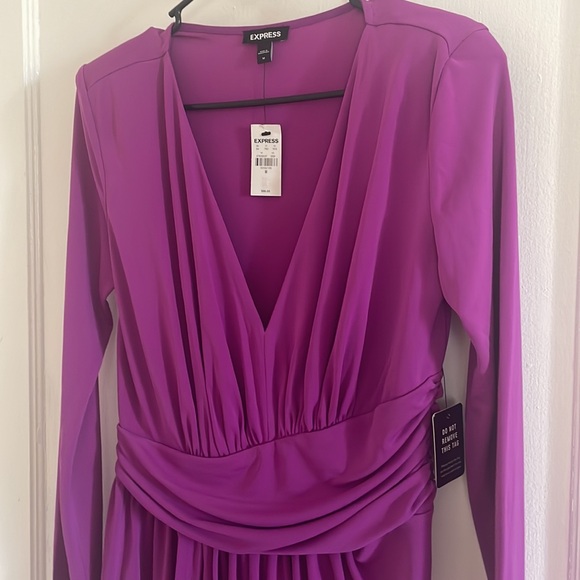 NWT Express Purple Dress - Picture 6 of 6